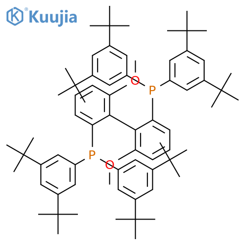 Phosphine,1,1'-[(1R)-6,6'-dimethoxy[1,1'-biphenyl]-2,2'-diyl]bis[1,1-bis[3,5-bis(1,1-dimethylethyl)phenyl]- structure