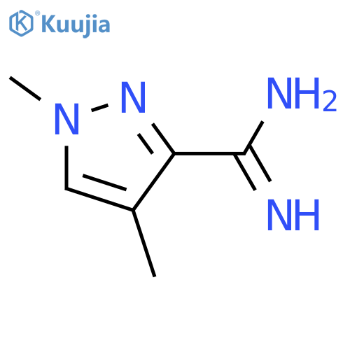 1,4-dimethyl-1H-pyrazole-3-carboximidamide structure