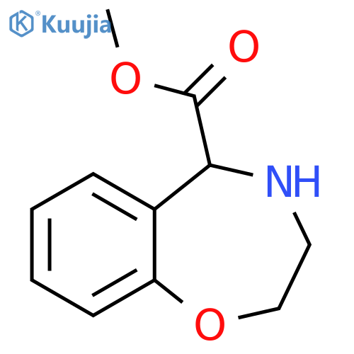 methyl 2,3,4,5-tetrahydro-1,4-benzoxazepine-5-carboxylate structure
