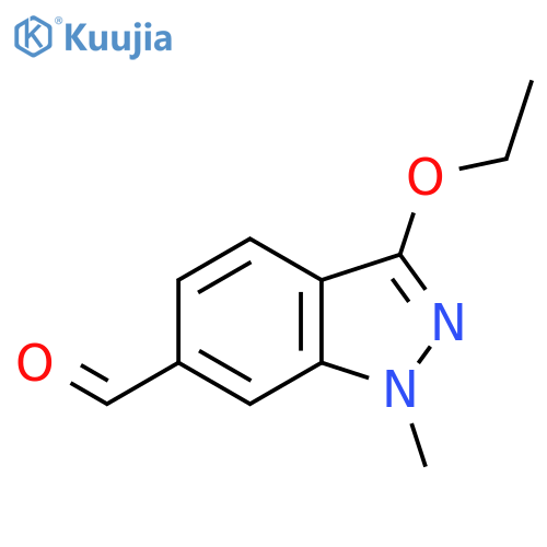 3-Ethoxy-1-methyl-1H-indazole-6-carbaldehyde structure