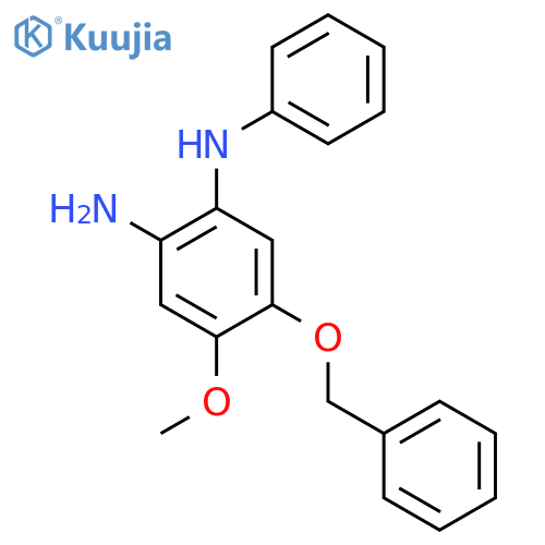 5-(Benzyloxy)-4-methoxy-N1-phenylbenzene-1,2-diamine structure