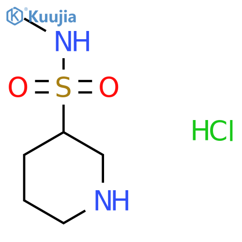 N-Methylpiperidine-3-sulfonamide hydrochloride structure
