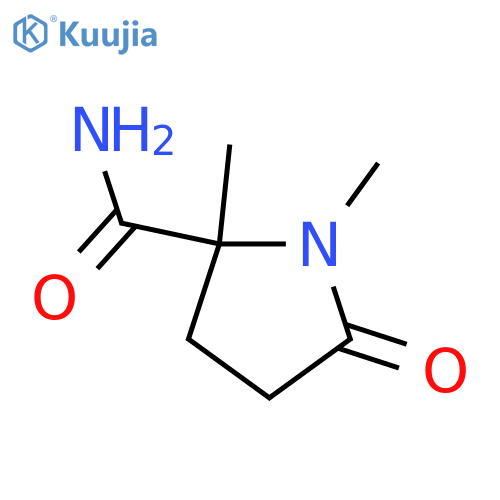 2-Pyrrolidinecarboxamide, 1,2-dimethyl-5-oxo- structure