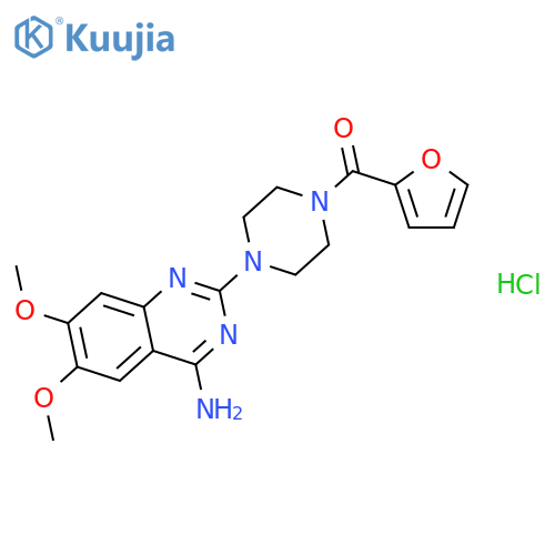 Prazosin hydrochloride structure