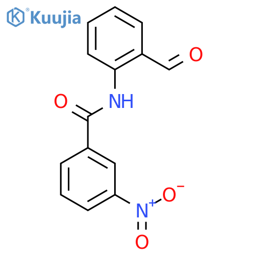 N-(2-Formylphenyl)-3-nitrobenzamide structure