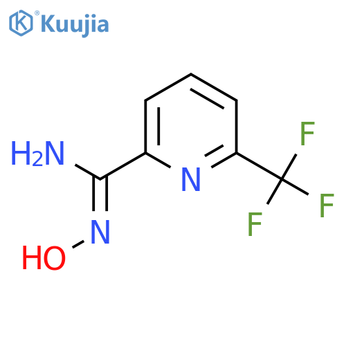 N-Hydroxy-6-(trifluoromethyl)picolinimidamide structure