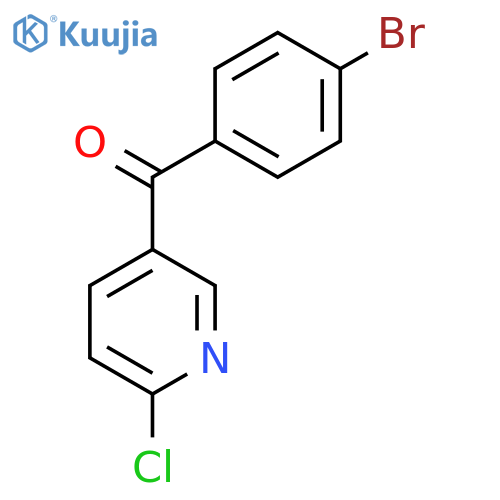 5-(4-Bromobenzoyl)-2-chloropyridine structure