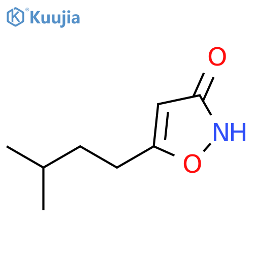 3(2H)-Isoxazolone,5-(3-methylbutyl)- structure