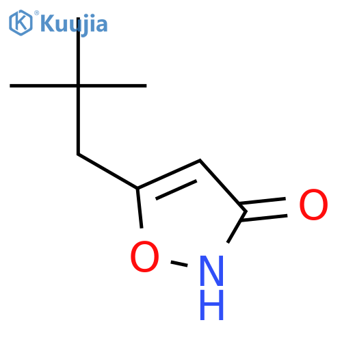 3(2H)-Isoxazolone,5-(2,2-dimethylpropyl)- structure