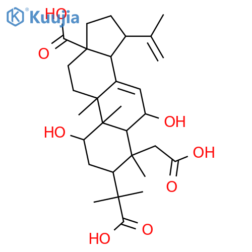 7,11-Dihydroxy-2,3-seco-12,20(29)-lupadiene-2,3,28-trioic acid; (7α,11β)-form structure