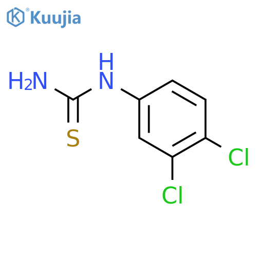 1-(3,4-Dichlorophenyl)thiourea structure