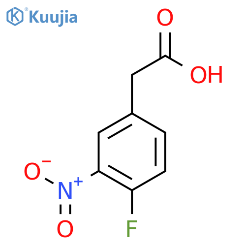 2-(4-Fluoro-3-nitrophenyl)acetic Acid structure