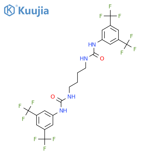 Urea, N,N''-1,4-butanediylbis[N'-[3,5-bis(trifluoromethyl)phenyl]- structure