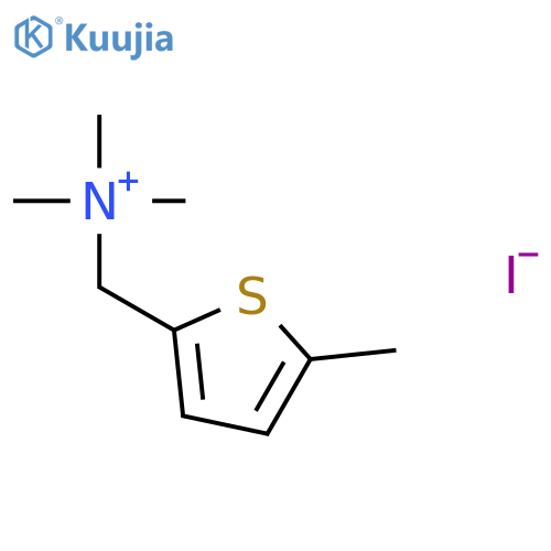 2-Thiophenemethanaminium, N,N,N,5-tetramethyl-, iodide structure