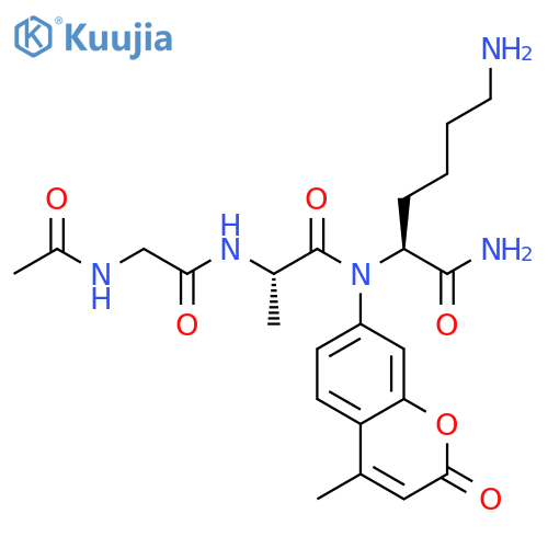 Ac-Gly-Ala-Lys-AMC structure