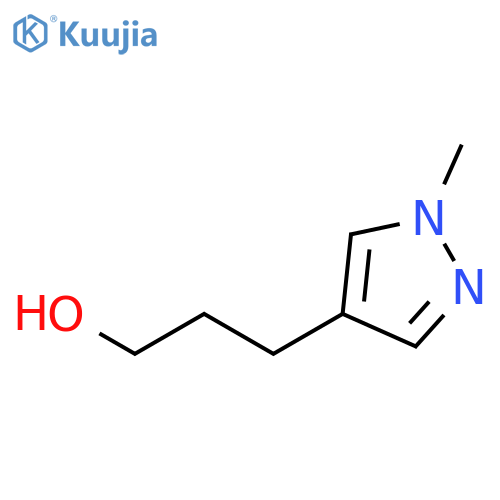 3-(1-Methyl-1H-pyrazol-4-yl)propan-1-ol structure