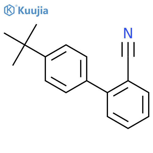2-(4-tert-butylphenyl)benzonitrile structure