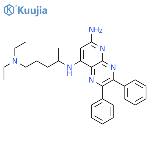 8-n-[5-(diethylamino)pentan-2-yl]-2,3-diphenylpyrido[2,3-b]pyrazine-6,8-diamine structure
