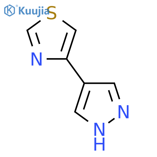 4-(1H-pyrazol-4-yl)-1,3-thiazole structure
