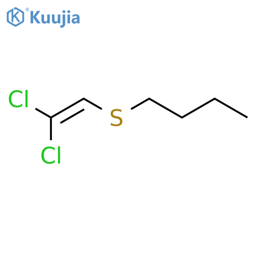 Butane, 1-[(2,2-dichloroethenyl)thio]- structure
