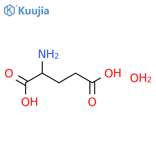 DL-Glutamic acid monohydrate structure