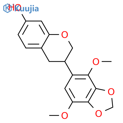 2',3',4',5',7-Pentahydroxyisoflavan; (S)-form, 3',4'-Methylene, 2',5'-di-Me ether structure
