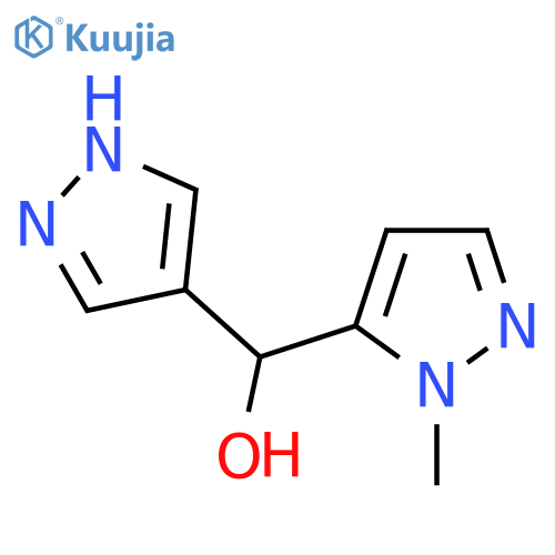 (1-Methyl-1H-pyrazol-5-yl)(1H-pyrazol-4-yl)methanol structure