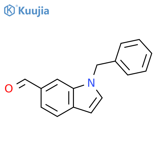 1-Benzyl-1H-indole-6-carbaldehyde structure