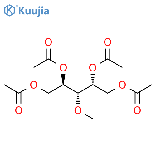 Arabinitol,3-O-methyl-, tetraacetate (8CI,9CI) structure