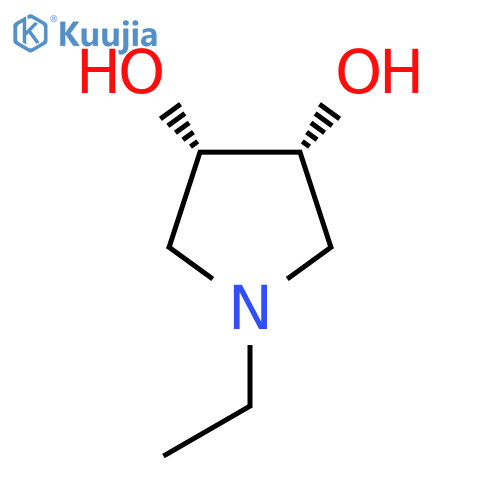 (3R,4S)-1-ethylpyrrolidine-3,4-diol structure