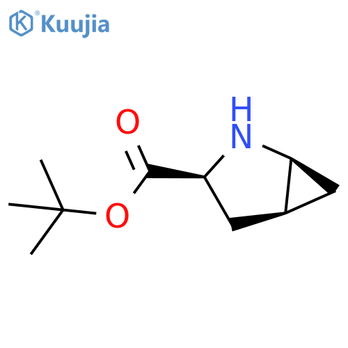 rac-tert-butyl (1R,3R,5R)-2-azabicyclo3.1.0hexane-3-carboxylate structure