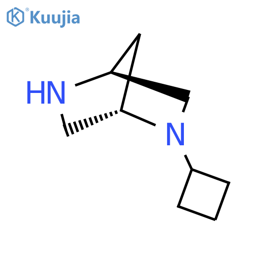(1S,4S)-2-cyclobutyl-2,5-diazabicyclo2.2.1heptane structure