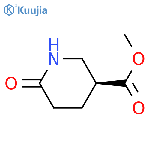 (S)-methyl 6-oxopiperidine-3-carboxylate structure