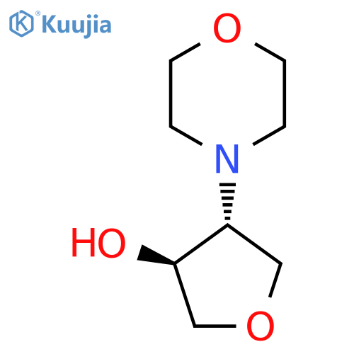 trans-4-(morpholin-4-yl)oxolan-3-ol structure