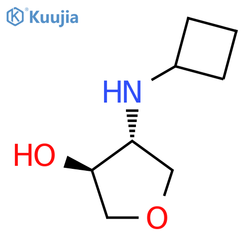 trans-4-(cyclobutylamino)oxolan-3-ol structure