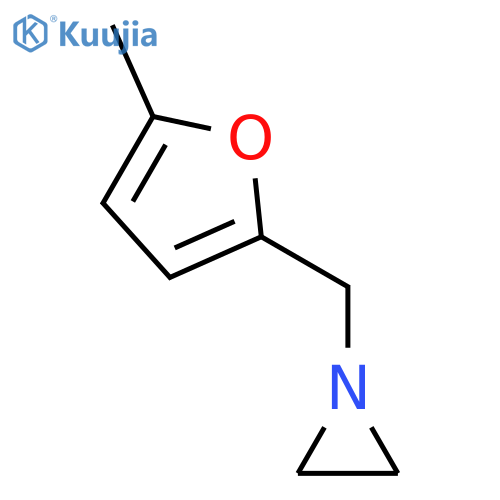 Aziridine,1-[(5-methyl-2-furanyl)methyl]- structure