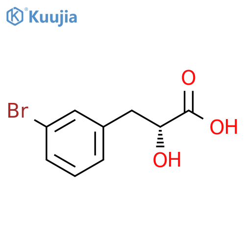 (R)-3-(3-Bromophenyl)-2-hydroxypropionicAcid structure