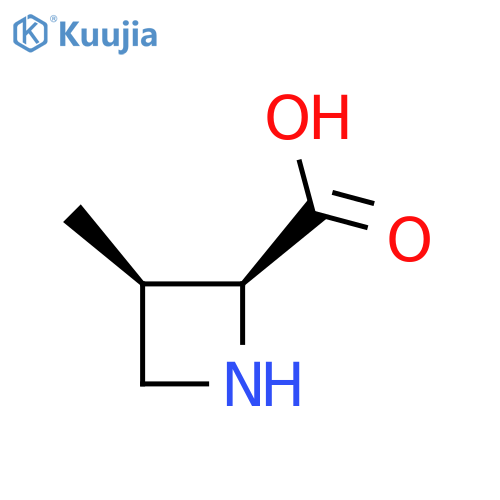 (2S,3R)-3-Methylazetidine-2-carboxylic acid structure