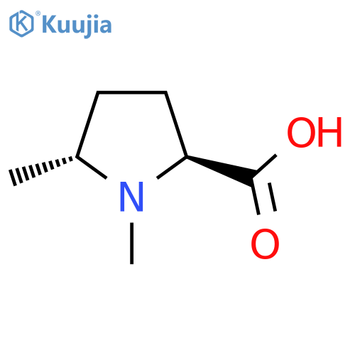 (2S,5R)-1,5-Dimethylpyrrolidine-2-carboxylic acid structure