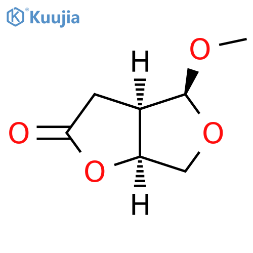 (3aR,4S,6aS)-4-Methoxytetrahydrofuro3,4-bfuran-2(3H)-one structure