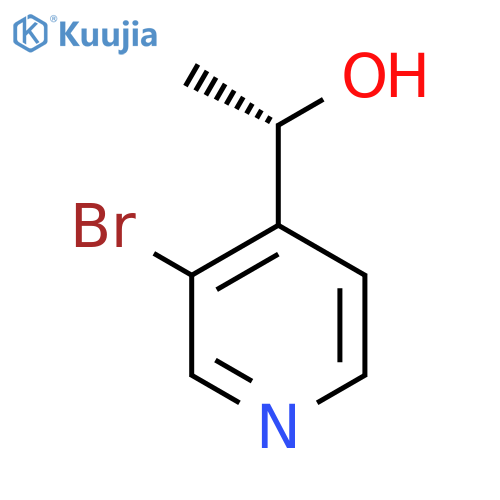 (1S)-1-(3-Bromopyridin-4-yl)ethan-1-ol structure