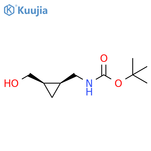 N-Boc((1S,2R)-2-(aminomethyl)cyclopropyl)methanol structure