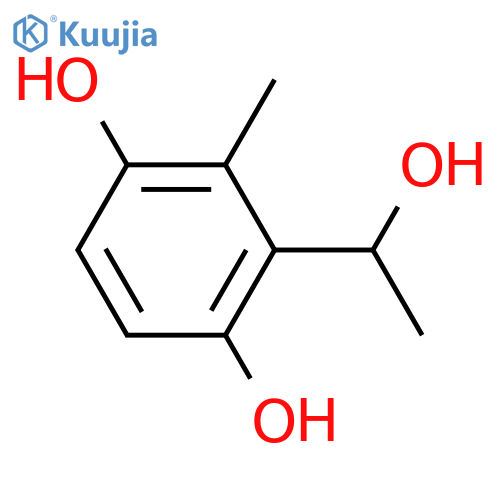 2-(1-Hydroxyethyl)-3-methyl-1,4-benzenediol; (S)-form structure