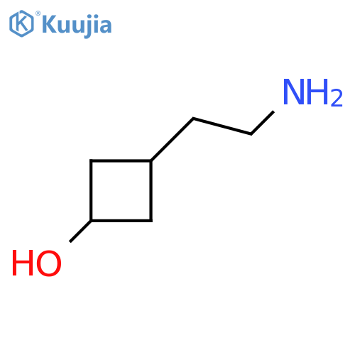 3-(2-Aminoethyl)cyclobutan-1-ol structure