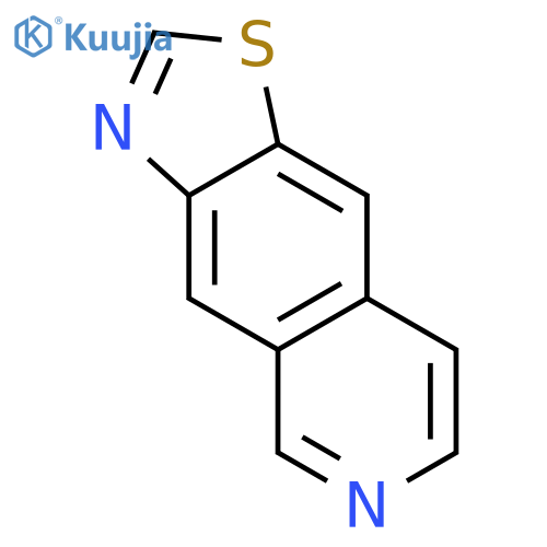 Thiazolo[5,4-g]isoquinoline(9CI) structure