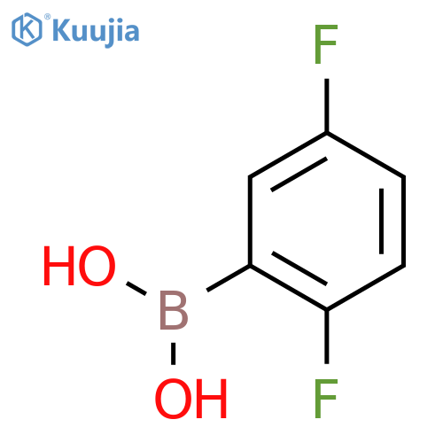2,5-Difluorophenylboronic acid structure