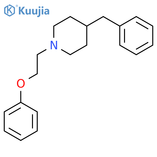 Piperidine, 1-(2-phenoxyethyl)-4-(phenylmethyl)- structure