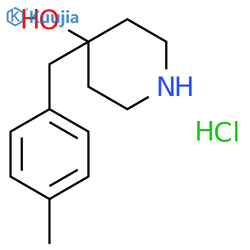 4-(4-Methylphenyl)methylpiperidin-4-ol Hydrochloride structure