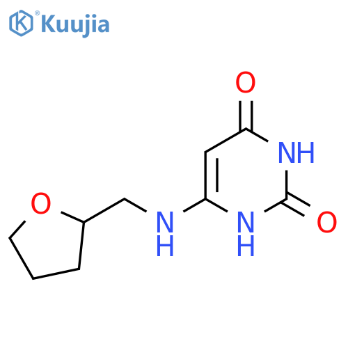 6-(((Tetrahydrofuran-2-yl)methyl)amino)pyrimidine-2,4(1H,3H)-dione structure