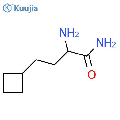 2-Amino-4-cyclobutylbutanamide structure